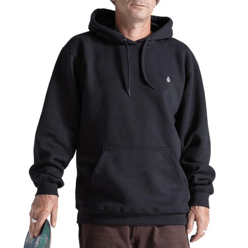 Moletom Masculino Volcom Canguru Single Stone PRETO-VLBL020185- -1-